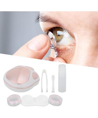 Buy Cartoon Style Pink Contact Lens Container - Travel-Friendly Plastic Case for Individual Use - Buy Online on GoSupps.com