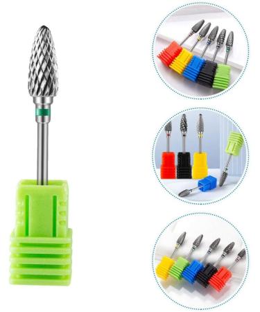 LALAFINA Nail Polisher Creative Nail Bits Drill Bits for Nail Manicure Tools Professional Nail Art Grinding Bits Nail Art Drill Bit Women's Liner Tungsten Steel Alloy Electric 7x1.3cm As Shown 3 - Buy Online on GoSupps.com