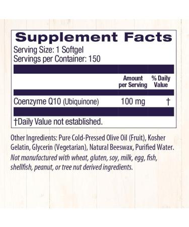 Healthy Origins CoQ10 100mg Softgels - Heart Health & Energy Boost - Gluten Free & Non-GMO - 150 Count - Buy Online on GoSupps.com