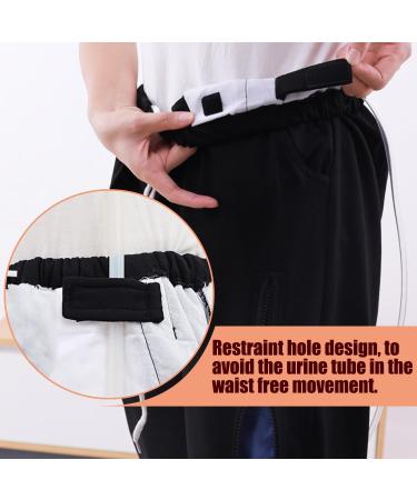 Buy Catheter Leg Bag Pants - Urine Bag Holder for Men/Women | Compatible with Foley Nephrostomy & Biliary Catheters | Black XL - International Shipping Available - Buy Online on GoSupps.com