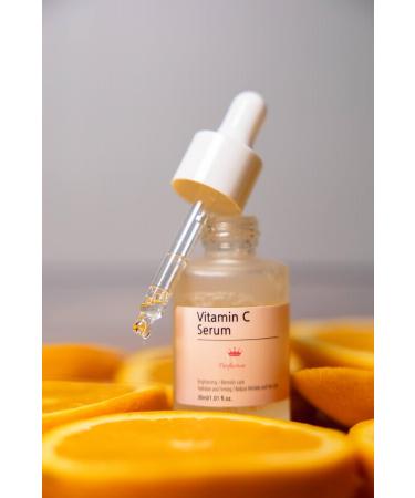 10% Vitamin C Serum Face Serum - Korean - Brightening & Anti-Aging Formula with Ferulic Acid & Niacinamide Improves Skin Tone Dark Spots Fine Lines & Wrinkles - Natural Ingredients 30ml - Buy Online on GoSupps.com