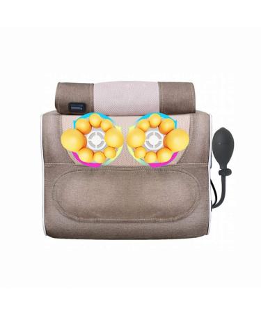 MU Deep Tissue Kneading Massager Pillow For Neck Massage Pillow Muscle Pain Relief as show One Size