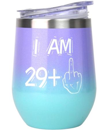 Bokalaka 30th Birthday Gift for Women - 350ml Stainless Steel Wine Tumbler | Stylish Gradient Color - Buy Online on GoSupps.com