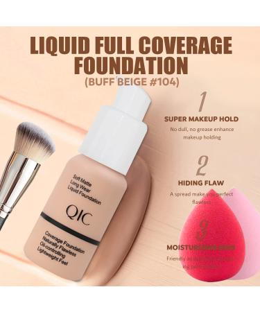 All-in-One Makeup Kit for Women & Teens | 12-Color Eyeshadow Palette Foundation Lipstick Set Eyebrow Soap & More | Perfect Gift Set - Buy Online on GoSupps.com