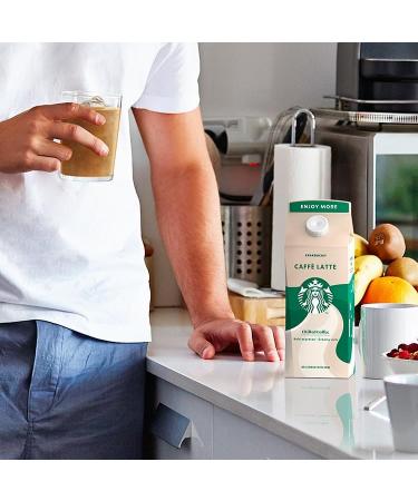 Starbucks - Caff Latte - Multiserve 750 ml - Ready-to-Drink Resealable Milk Coffee Brick - Sold Individually - Buy Online on GoSupps.com