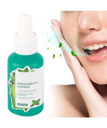 Oral Breath Serum 2 pieces of bad breath remove the serum 30 ml mint cleany smell herbal extract of mild portable drops to remove bad breath for men and women