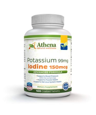 Potassium 99mg with Iodine 150mcg Supplement