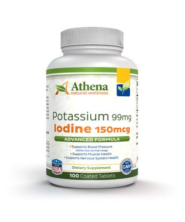 Potassium 99mg with Iodine 150mcg Supplement - Buy Online on GoSupps.com