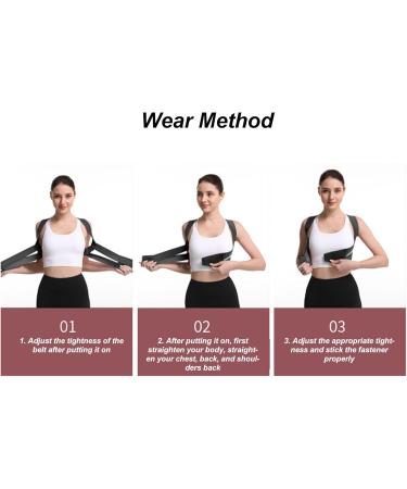Back Bandage & Posture Correction Belt for Women - Hunchbacked Orthodontic Support Shoulder Preservation M Size - Black - Buy Online on GoSupps.com
