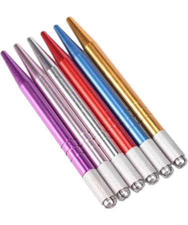 Beavorty Dimension 18 pcs Purple Red for + Makeup Pen Silver Blue Manual Microblading Eyebrow Permanent Lip Liner Marker - Buy Online on GoSupps.com