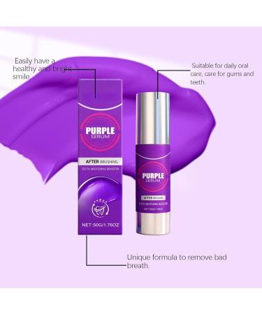 Purple Teeth Cleaning Toothpaste - Gentle Clean Teeth Brightening Fresh Breath Daily Oral Care(2PCS) - Buy Online on GoSupps.com