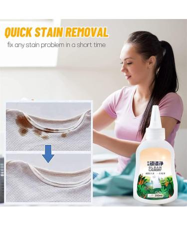 Garment Stubborn Stain Cleaner Stain Remover for Clothes Fabric Stain Remover Quick Remove Oil Stains Coffee Juice Blood Etc (2 Pcs) - Buy Online on GoSupps.com