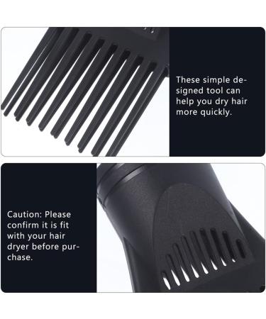 Beavorty 4 Pcs Hair Dryer Comb Diffuser Hair Dryer Nozzle Combs Hair Dryer Attachment for Blow Dryer Picture 13x5cmx2pcs Blackx2pcs - Buy Online on GoSupps.com