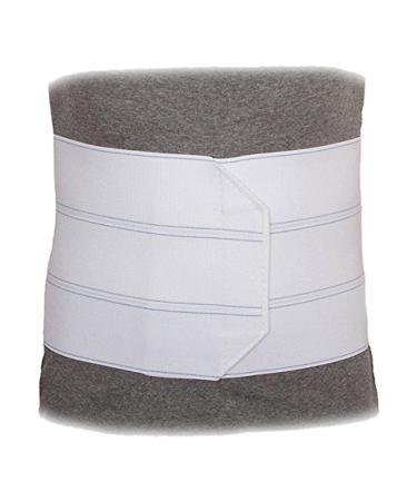 Advanced Orthopaedics 3 Panel Abdominal Binder 9-inch High Waist Circumference 30-inch - 45-inch White