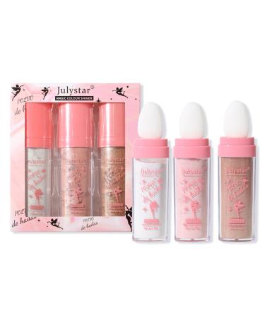 Layhou Julystar Highlighting Powder Set Natural Dimensional Brightening Face Contour Body Highlighter