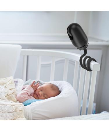 Holaca Flexible Baby Monitor Holder for Nooie 2K Surveillance Camera - Secure & Adjustable | WiFi Compatible (Black) - Buy Online on GoSupps.com