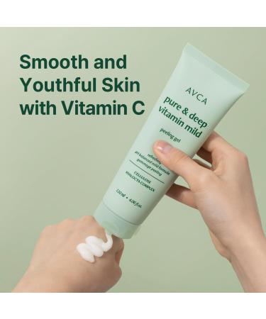 Shop Facial Vitamin Peeling Gel - Low pH Korean Cleanser with Hyaluronic Acid & Vitamins | International Shipping Available - Buy Online on GoSupps.com