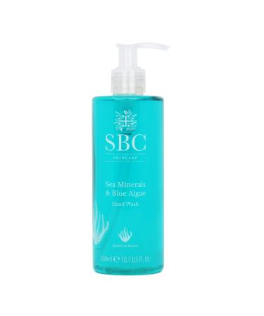 SBC Skincare Sea Minerals & Blue Algae Hand Wash Refreshing Liquid Hand Wash with Hyaluronic Acid and Mineral Blend For All The Family (300ml)