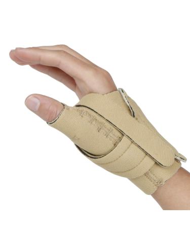 Comfort Cool Thumb CMC Restriction Splint. Beige Patented Thumb Brace Provides Support/Compression. Indications - Arthritis  Tendinitis  Dislocations  Sprains  Repetitive Use. Right Medium Right Medium (Pack of 1)