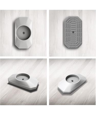 ICERO Baby Gate Wall Protector 4-Pack White - Protects Walls & Doorways from Pet & Dog Gates - Child Pressure Mounted Stair Safety Gate, Set of 4 - Buy Online on GoSupps.com