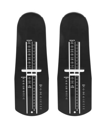 DOITOOL 2pcs Shoe Measurement Ruler Feet Size Measurer Plastic Shoes Ruler Sizer Foot Measuring Device Us Standard Shoe Sizer Foot Gauge for Adult Kids Men Women