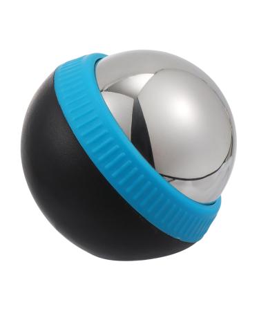 FOMIYES 1STK Massage globe made of stainless steel peanut massage muscle massage device Face cooling Answer roller ice massage ball hot roller roller multitools stainless steel scroll wheel meridian fitness 8.3x7.5x7cm blue