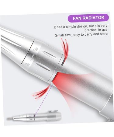 Beatifufu Nail Polisher Electric Pedicure Nail File Pet Nail Trimmer Nail Art Manicure Nail Nail File Pen Dog Nail Portable Nail Nail Kits Toenail Abs Miss Drill USB 14X7X2.5CM Silver - Buy Online on GoSupps.com