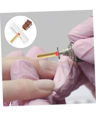 NUSITOU manicure Cylindrical nails drill bits grinding head cuticle nail drill bit nail super long hard safety bits for nail drill Nail flakes nail drill bit - Buy Online on GoSupps.com