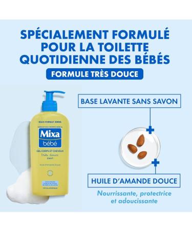 Mixa B b Super Soft Gel 2 in 1 Body and Hair 300 ml 300 ml - Buy Online on GoSupps.com