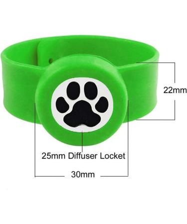 Aromatherapy Slap Bracelet for Kids | Essential Oil Diffuser | Calming Scents & Focus Enhancer | 10 Reusable Felt Pads (Paw) (Purple) - Shop Now - Buy Online on GoSupps.com
