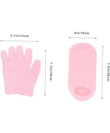 ULTECHNOVO 2 Sets Moisturizing Gloves & Socks Moisturizing Foot Socks Grooming Gloves Household Gloves Hand Cream Men Essential Oil Hand Cares Gloves Foot Cream Polyester and Gel at - Buy Online on GoSupps.com
