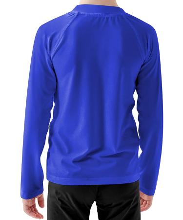 Dizoboee Youth Boys Compression Long Sleeve Shirt - Royal Blue | Kids Football Undershirt | Moisture Wicking Sports Baselayer - Buy Online on GoSupps.com