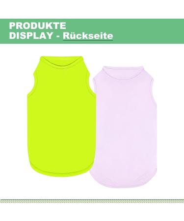 Kickred 2 Pack Dog Cooling Shirts - Ultra-Light Ice Pet Vests for Medium Dogs | Breathable Sleeveless T-Shirts (Violet + Green) - Instant Cooling Solution - Buy Online on GoSupps.com
