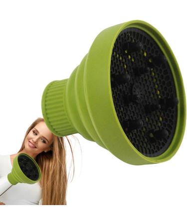 Generic Hair Dryer Vent Hood | Heat Resistant Silicone Hair Dryer Vent Hood Foldable - Soft Blow Dryer Accessory Multifunctional Hair Styling Supplies for Girls green - Buy Online on GoSupps.com