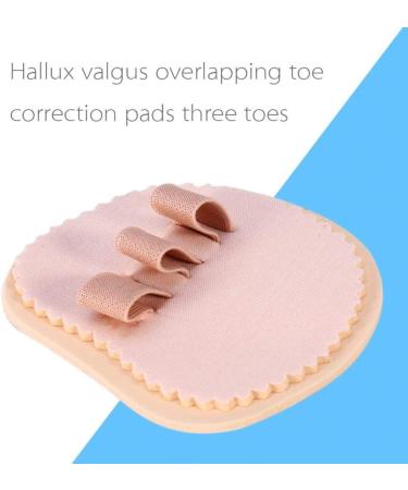 Toe Rail & Correction Cushion for Overlapping Toes - 1 Piece for 3 Toes - Hammer Toe & Hallux Varus Relief - Buy Online on GoSupps.com