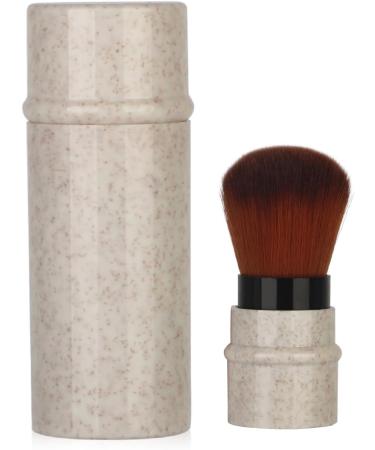 Short Marbling Makeup B Stretchable Handle Ber Poer B Makeup Brushes Powder Brush Foundation Brush Blusher Brush Concealer Brush Cosmetic Brush (Apricot) - Buy Online on GoSupps.com