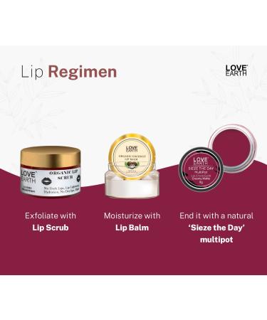 Love Earth Lip & Cheek Tint Multipot - Raspberry Pink | Essential Oils & Vitamin E | Natural Beauty for Lips Eyelids & Cheeks - Buy Online on GoSupps.com