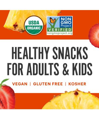 Noka Superfood Smoothie Pouches (Strawberry Pineapple) 4-Pack with Plant Protein, Prebiotic Fiber & Flax Seed - Organic, Gluten Free, Vegan - Healthy Fruit Squeeze Snack (4.22oz Each) - Buy Online on GoSupps.com