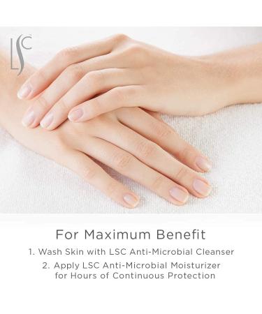 LSC Hand and Body Cleanser and Moisturizer Bundle - Alcohol-Free, Antimicrobial, Safe for Kids - 16oz each - Buy Online on GoSupps.com