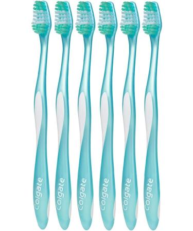Colgate Wave Compact Head Toothbrush Comfort Fit Soft - 6 Pack - Buy Online on GoSupps.com