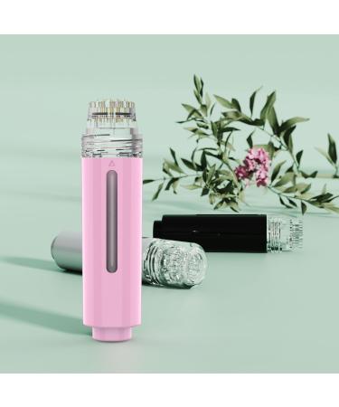 Buy Titanium Derma Stamp Microneedle for Skin Care | Face Lips Hair & Scalp | Pink Microneedling Tool for Enhanced Beauty & Serum Application - Buy Online on GoSupps.com