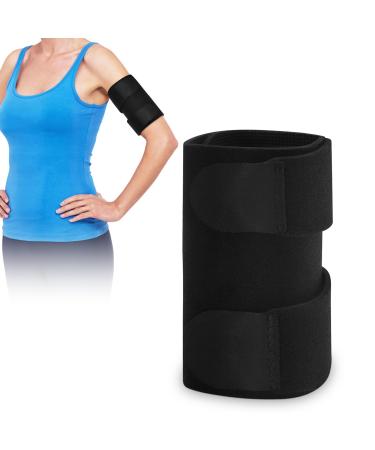 Upper Arm Sleeve Compression Bicep Tendonitis Brace Compression Sleeve Adjustable Elbow Brace Arm Support Wrap for Upper Arm
