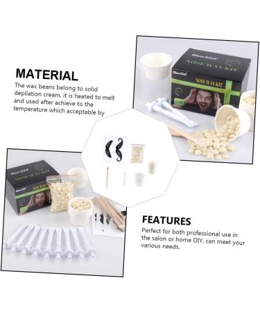 Buy Ipetboom Nose Hair Removal Kit - Ear Hair Waxing & Trimmer Set for Men | Hard Wax Beads & Cleaning Tools - International Shipping Available - Buy Online on GoSupps.com