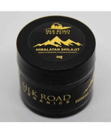 SILK ROAD ORGANICS Pure Himalayan Shilajit Resin 30g (Pack of 2) | Metabolism & Immune Support w/ Fulvic Acid & Trace Minerals - Buy Online on GoSupps.com