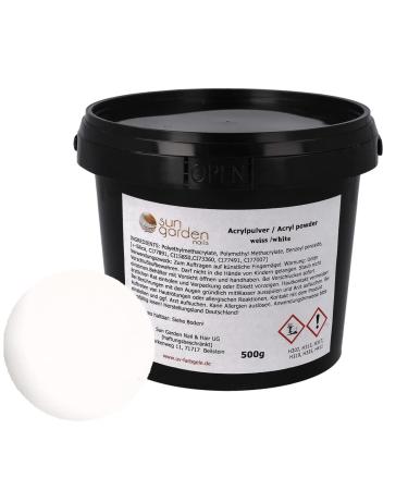 Acrylic Powder White 500g - Premium Nail Design for Acrylic Nails | Nail Modelling & Fingernails - Buy Online on GoSupps.com