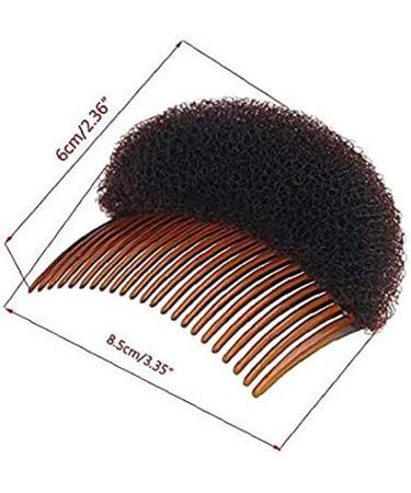 1PC Bump it up Volume Hair Styling Clip Bun Maker Hair Insert Tool Multifunctional Hair Accessories with Comb for Instantly Hairstyle(Brown) Nice - Buy Online on GoSupps.com