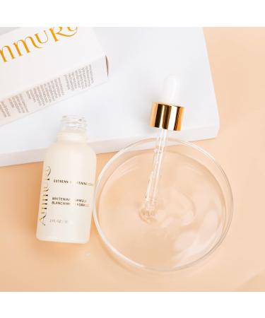 Ammuri Extreme Whitening Serum - Enhance Skin Radiance Address Dark Spots & Wrinkles | Kojic Acid Alpha Arbutin | Hydrating & Nourishing Formula | UK Made | For Face Body & Neck - Buy Online on GoSupps.com