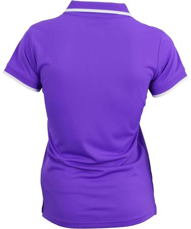 adidas Youth XL Purple Fashion Performance Solid Polo with Patch - Buy Online on GoSupps.com