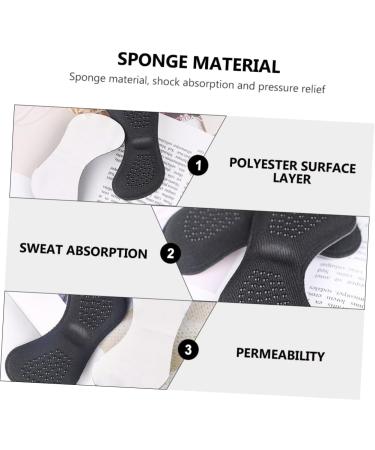 FRCOLOR Non-Slip Heel Stickers - 4 Pairs Comfy & Breathable Heel Protectors | Shoe Cushion Inserts for Women - Buy Online on GoSupps.com