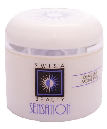 Swisa Beauty Dead Sea Facial Peel - Spa-quality facial peel  softens and enhances skin tone while removing dry and dead skin efficiently and effortlessly - For all skin types.